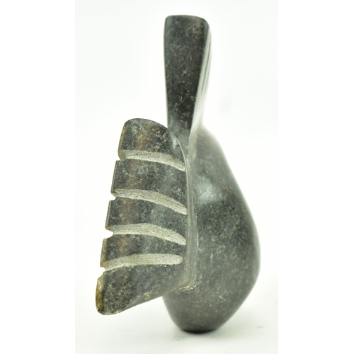 8 - Darren Yeadon (b. 1970) 
  Preseli Bluestone Fish
 Preseli hand carved stone sculpture 
 Unsigned 
 ... 