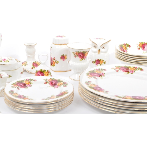 89 - Cottage Rose - mid 20th century fine bone china porcelain tea service set in the Cottage Rose Patter... 