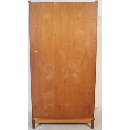 558 - Alfred Cox for AC Furniture - A mid 20th century walnut gentleman's wardrobe / stand alone closet. O... 