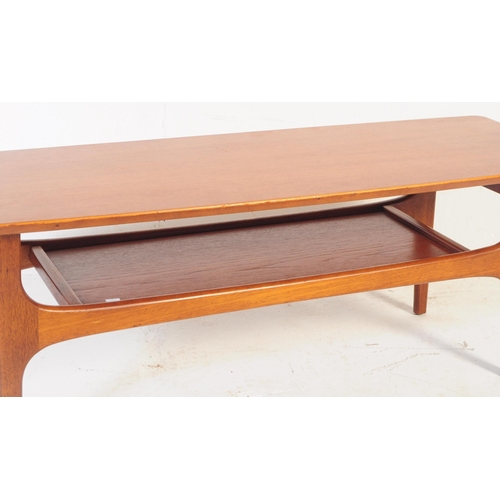 707 - Jentique - A vintage 1970's teak wood coffee / occasional (Stingray) table by Jentique. The table ha... 