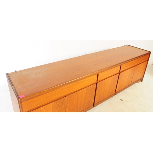 743 - William Lawrence - A mid 20th century circa 1960s teak William Lawrence sideboard / display unit. Th... 