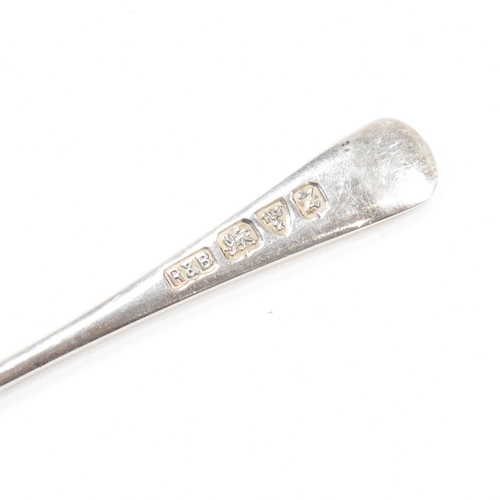 148 - Two cased sets of mid-century hallmarked silver tea spoons. The lot to include a cased set of six te... 