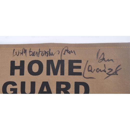 139 - Dad's Army (BBC Sitcom 1968-1977) - an autographed replica WWII Second World War ' Home Guard ' unif... 