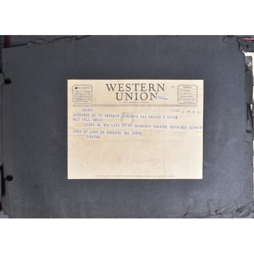 14 - From The Estate Of Bill Owen (1914-1999) - Scrapbook - Bill Owen's earliest scrapbook covering his c... 