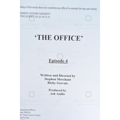 143 - The Office (BBC Sitcom 2001-2003) - an original production used script for the ground-breaking Ricky... 