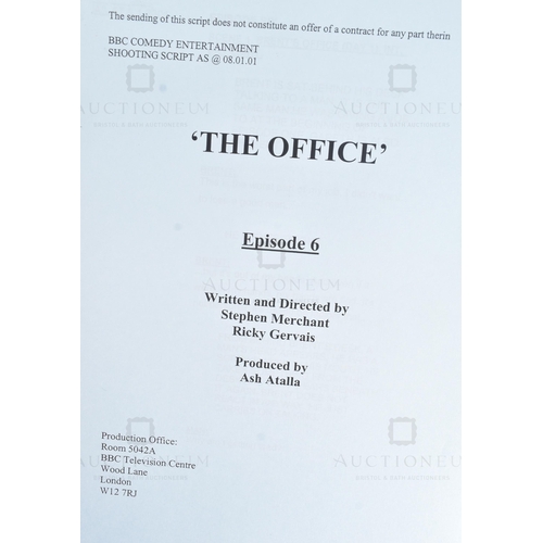 145 - The Office (BBC Sitcom 2001-2003) - an original production used script for the ground-breaking Ricky... 