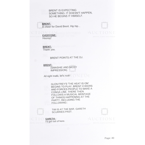 145 - The Office (BBC Sitcom 2001-2003) - an original production used script for the ground-breaking Ricky... 