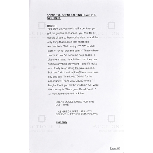 145 - The Office (BBC Sitcom 2001-2003) - an original production used script for the ground-breaking Ricky... 