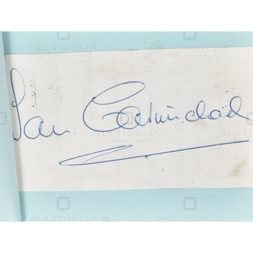 149 - Autograph Album - a vintage c1950s autograph album containing some signatures, notably the owner app... 