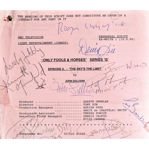 150 - Only Fools & Horses (BBC Sitcom 1981-2003) - The Sky's The Limit (Series 7) - an original autographe... 