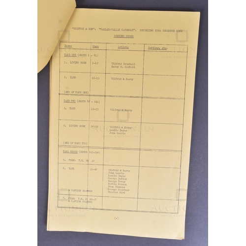 155 - Steptoe And Son (BBC Sitcom 1962-1974) - an original production camera script for the Series 2 episo... 