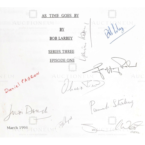 206 - As Time Goes By (BBC Sitcom 1992-2005) - an original production rehearsal script from the Third Seri... 