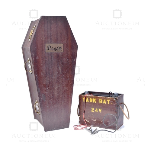 225 - Allo Allo (BBC Sitcom 1982-1992) - Arousing Suspicion (S8E1) - the original screen used prop coffin ... 