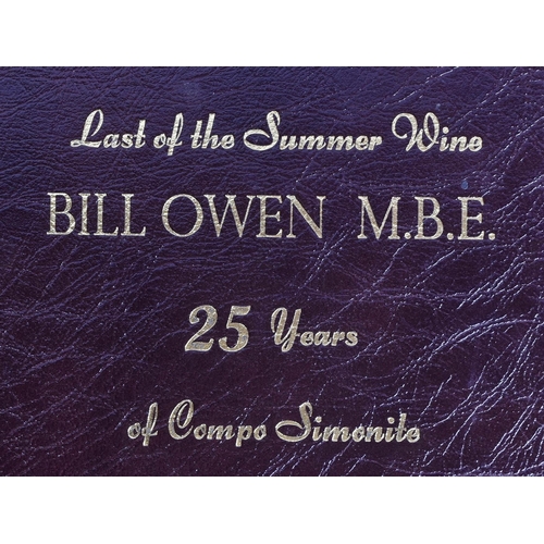 25 - From The Estate Of Bill Owen (1914-1999) - Last Of The Summer Wine - a large format presentation sou... 