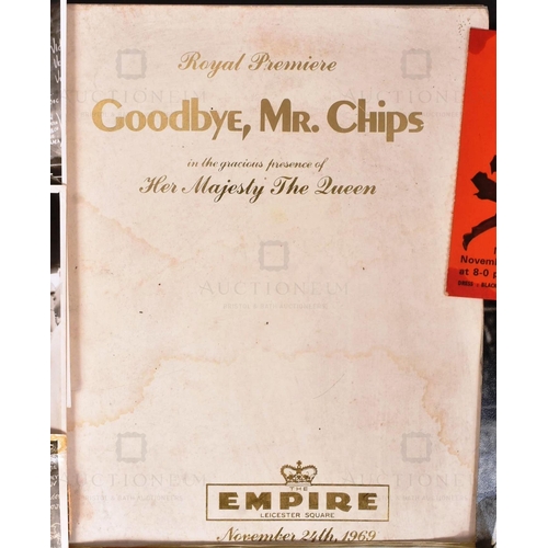 34 - From The Estate Of Tom Owen (1949-2022) - Goodbye Mr Chips (1969 Musical Film) - a collection of eph... 