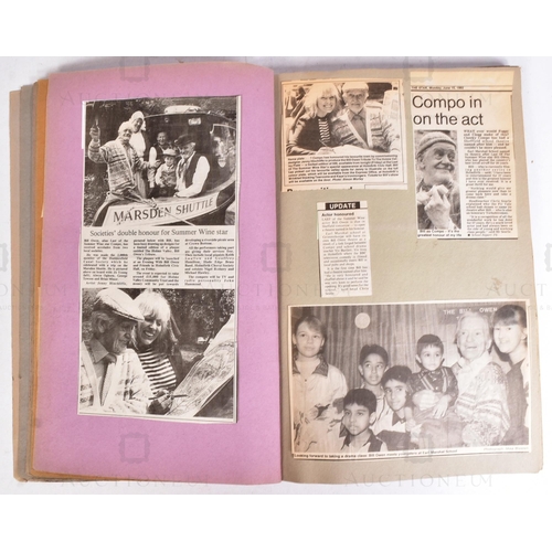 36 - From The Estate Of Bill Owen (1914-1999) - Scrapbooks - two of Bill Owen's personally made scrapbook... 