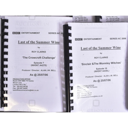 45 - From The Estate Of Tom Owen (1949-2022) - Last Of The Summer Wine - a collection of ten original pro... 