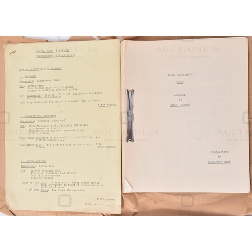 46 - From The Estate Of Tom Owen (1949-2022) - Scripts - a collection of x3 original scripts used during ... 