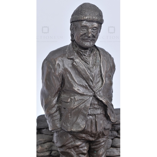 5 - From The Estate Of Tom Owen (1949-2022) - Last Of The Summer Wine - Gordon C. Brown FRSA - bronze ef... 