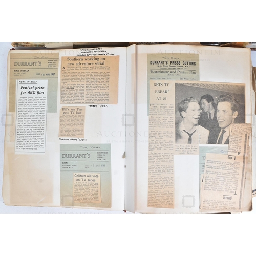 57 - From The Estate Of Tom Owen (1949-2022) - Scrapbooks - a collection of x4 of Tom Owen's personally m... 