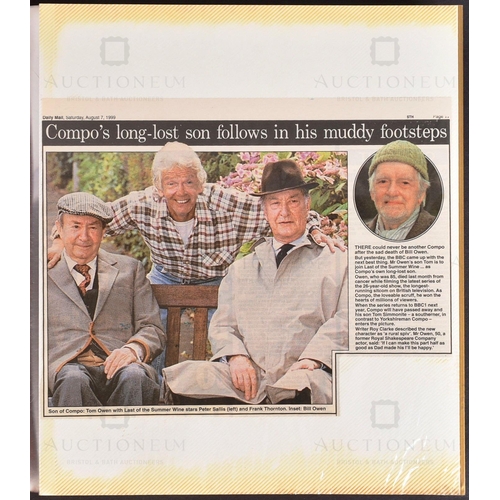 6 - From The Estate Of Tom Owen (1949-2022) - Last Of The Summer Wine - Tom Owen's 'Last Of The Summer W... 