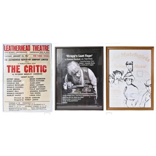 From The Estate Of Tom Owen 1949 2022 Theatre Posters a