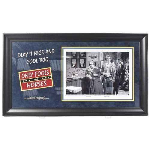 79 - Only Fools & Horses (BBC Sitcom 1981-2003) - Yuppy Love - 'Play It Nice And Cool Trig' - a framed di... 