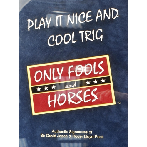 79 - Only Fools & Horses (BBC Sitcom 1981-2003) - Yuppy Love - 'Play It Nice And Cool Trig' - a framed di... 