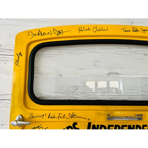 190 - Only Fools & Horses (BBC Sitcom 1981-2003) - Trotter Door - autographed Trotter Van rear door, signe... 