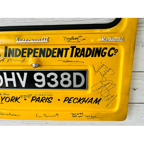 190 - Only Fools & Horses (BBC Sitcom 1981-2003) - Trotter Door - autographed Trotter Van rear door, signe... 