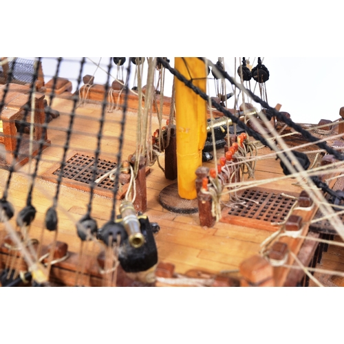 100 - HMS Victory - a museum quality scratch built large scale model of HMS Victory. The hull made of indi... 