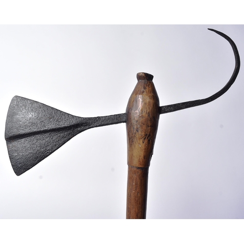 114 - A small 19th Century African Shona People ( Zimbabwe / Mozambique ) tribal axe. Stylized spear shape... 