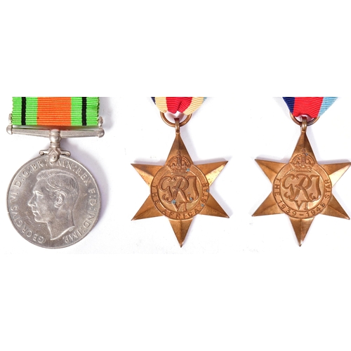 117 - A WWII Second World War medal group awarded to one 909270 Staff Sjt B. E Crofts of the R.E.M.E Royal... 