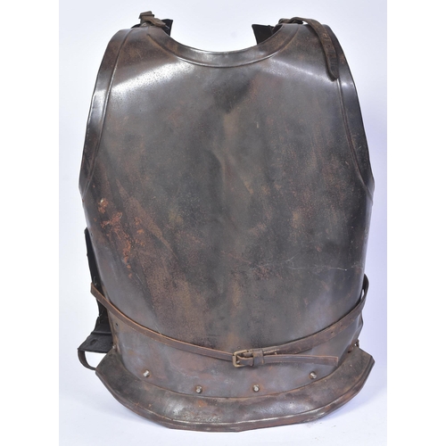 123 - A 20th Century replica of a 17th Century style Cuirass body armour. The breast plate and back plate ... 