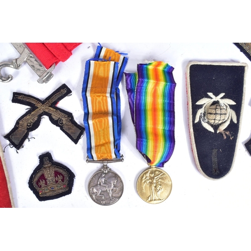 14 - A WWI First World War medal pair awarded to one PO 8612 Colour Sergeant W Pridmore of the Royal Mari... 