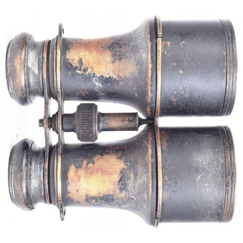 151 - A WWI First World War  Anti-Zeppelin flechette / projectile and a pair of French made binoculars. Th... 