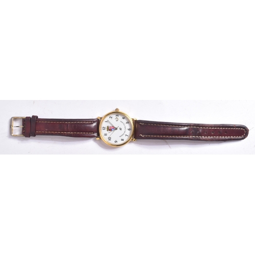 157 - Marina Militare - Italian Navy interest Marina Militare Italiana gentleman's wrist watch. Gold plate... 