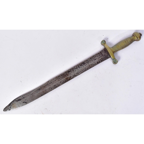 175 - A 19th Century Crimean War period Russian 1834 pattern pioneer side arm. Gladius style sword with a ... 