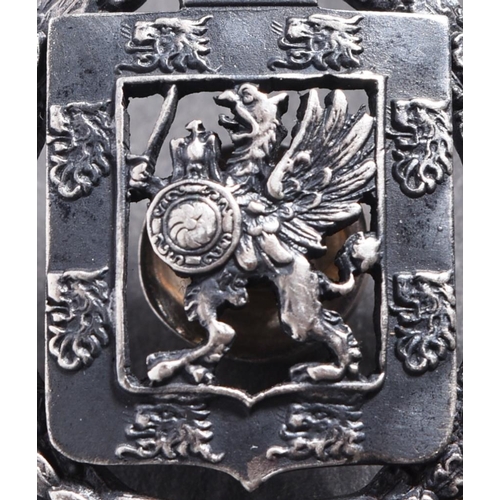 178 - A WWI First World War era Imperial Russian Empire Romanov presentation badge celebrating the 300th a... 