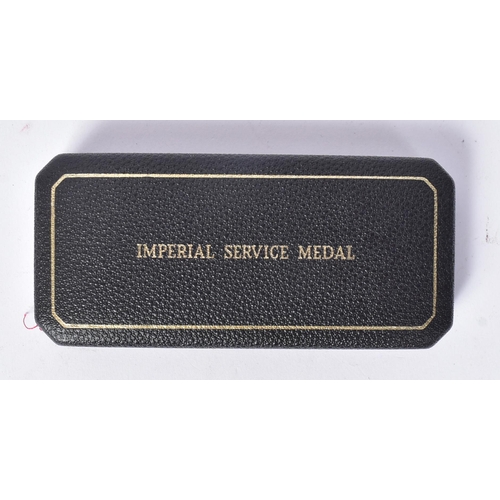 181 - A WWII Second World War era Imperial Service medal awarded to one Henry Beech along with a Military ... 