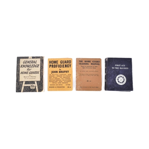 217 - Home Guard Interest - collection of x4 wartime training manuals, comprising: Home Guard Proficiency ... 