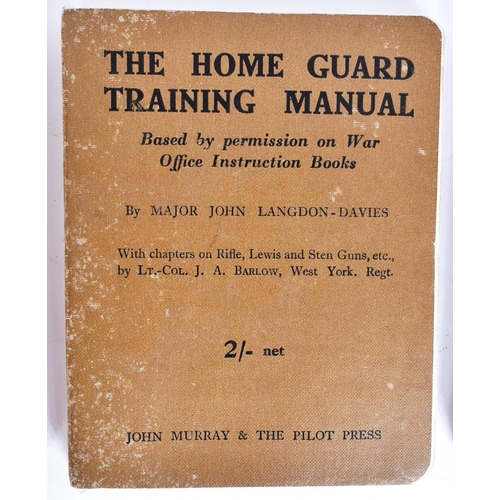 217 - Home Guard Interest - collection of x4 wartime training manuals, comprising: Home Guard Proficiency ... 