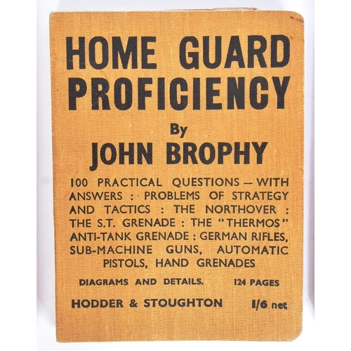 217 - Home Guard Interest - collection of x4 wartime training manuals, comprising: Home Guard Proficiency ... 