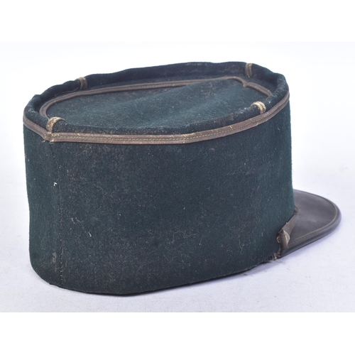 247 - An early 20th Century circa 1930s French Kepi hat. Dark green felt construction with bullion thread ... 