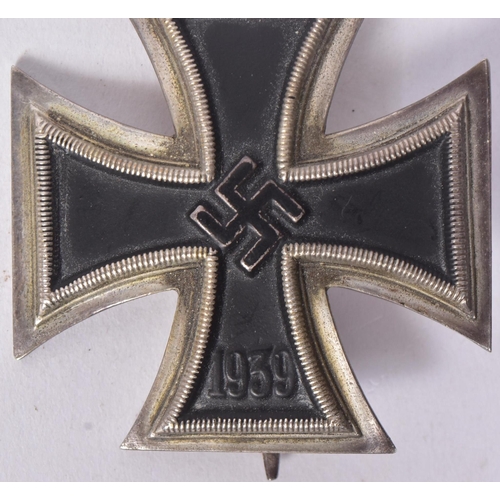 284 - A WWII Second World War Third Reich Nazi German Iron Cross. A first class example with pin to verso.