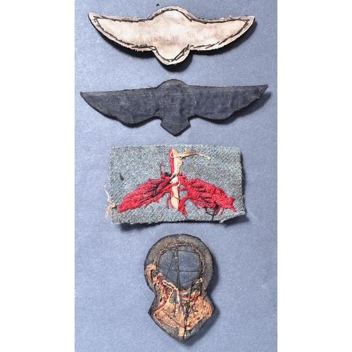 307 - A collection of WWI First World War RFC Royal Flying Corps / RAF uniform cloth patches comprising x2... 