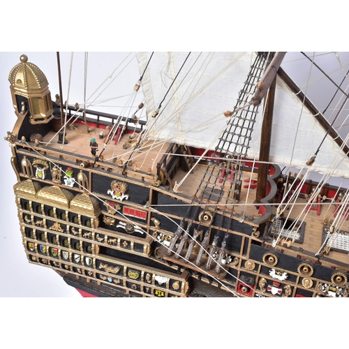 355 - HMS Sovereign Of The Seas - a museum quality scratch built large scale model of HMS Sovereign Of The... 