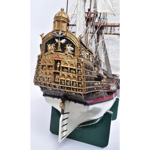 355 - HMS Sovereign Of The Seas - a museum quality scratch built large scale model of HMS Sovereign Of The... 