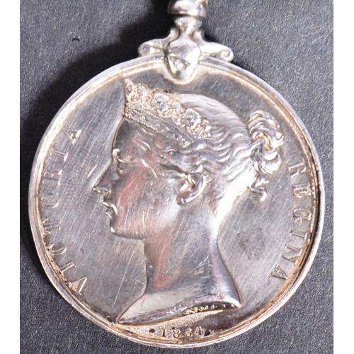 37 - Crimean War - a 19th Century Victorian British Crimean War medal with Sevastopol clasp. Impressed to... 