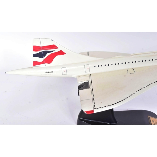9 - Concorde - an original Bravo Delta Models made large scale model of Concorde G-BOAF. Painted in full... 